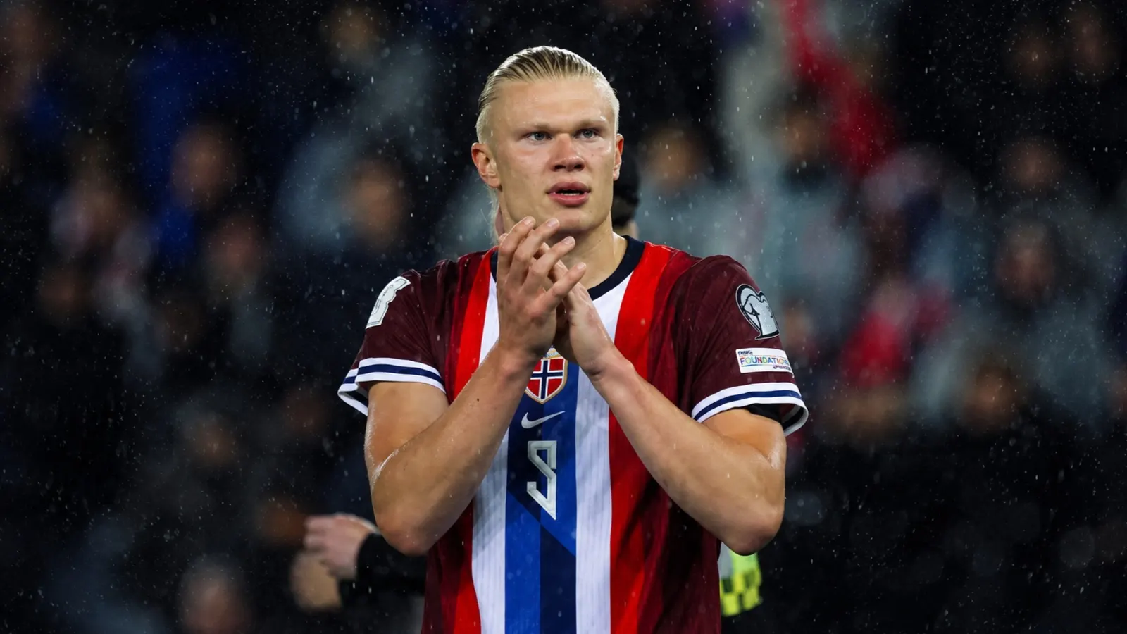 Erling Haaland en un partido