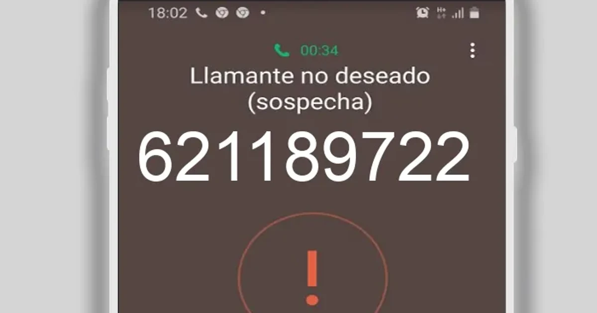 ¿Quién me llama del 621189722? [POSIBLE SPAM]