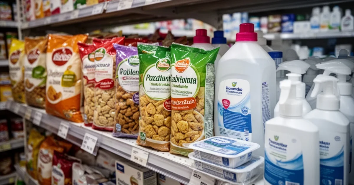 Productos alimenticios y artículos básicos disponibles para familias vulnerables en Leganés