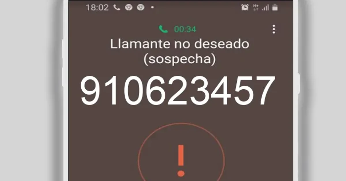 ¿Quién me llama del 910623457? [POSIBLE SPAM]