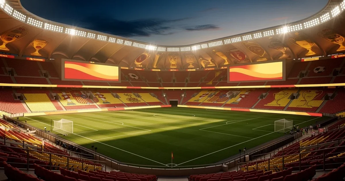 Estadio vibrante lleno de emoción por el Mundial 2026