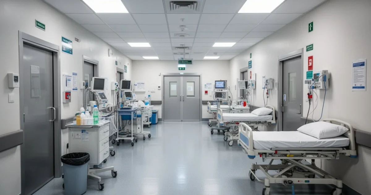 Instalaciones modernas del Hospital Central Gómez Ulla en Madrid