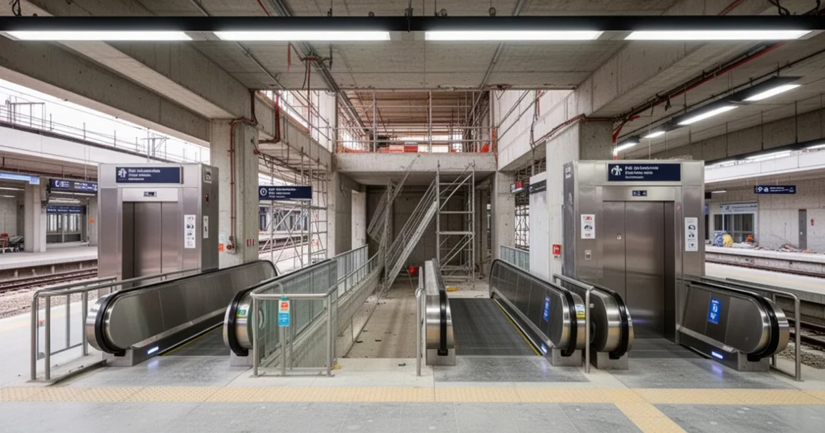 Proyecto de renovación en la estación de Cercanías con elementos accesibles