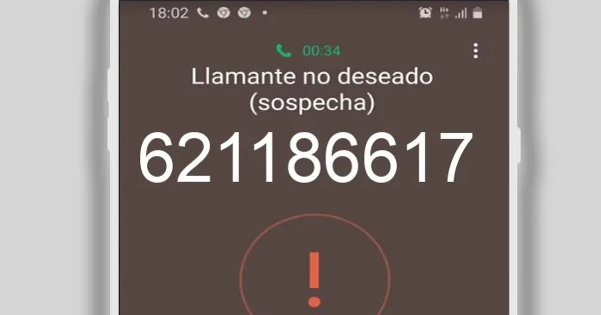 ¿Quién me llama del 621186617? [POSIBLE SPAM]