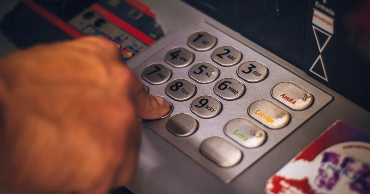 Cajero de Banco Santander.