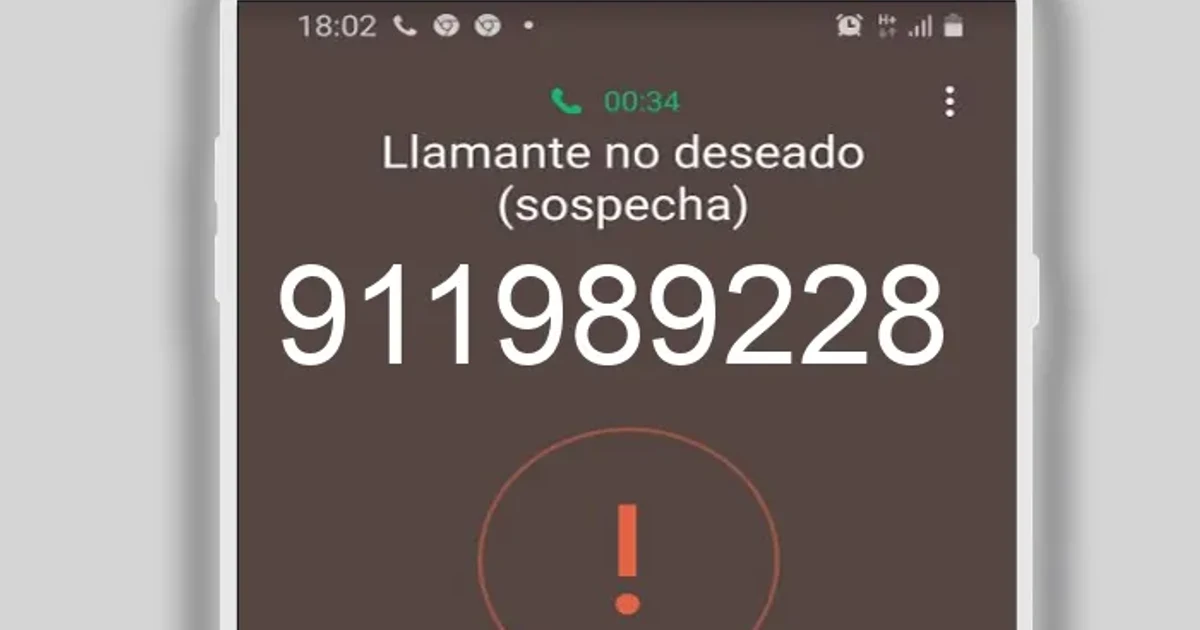 ¿Quién me llama del 911989228? [POSIBLE SPAM]