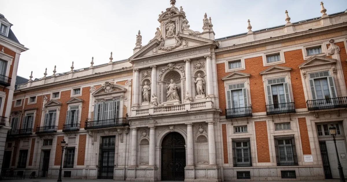 Edificio histórico donde se ubica Casa Árabe en Madrid