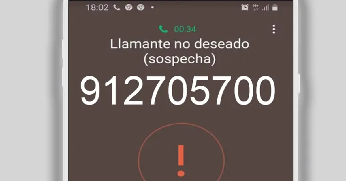 ¿Quién me llama del 912705700? [POSIBLE SPAM]