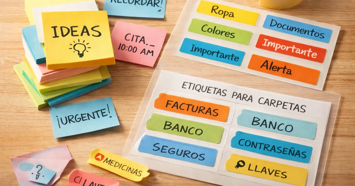 etiquetas adhesivas