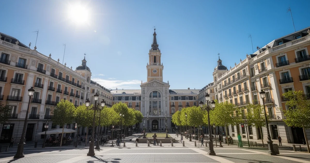Día soleado en Madrid con pronóstico de altas temperaturas