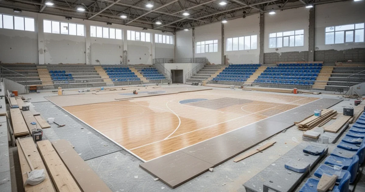 Renovación del polideportivo Los Cantos en Alcorcón