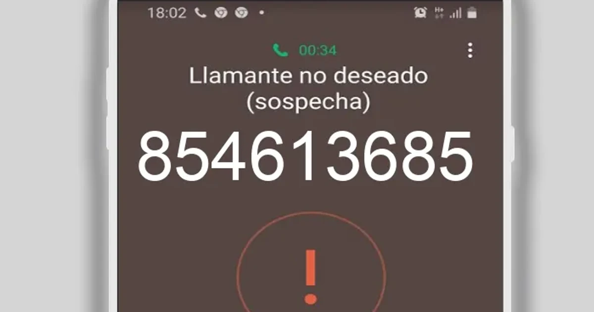 ¿Quién me llama del 854613685? [POSIBLE SPAM]
