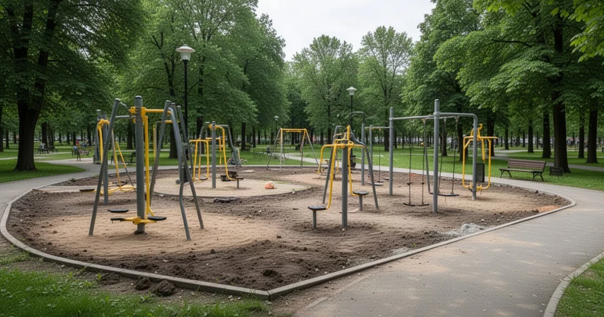 Renovación del Parque Miraflores con nuevos equipos recreativos