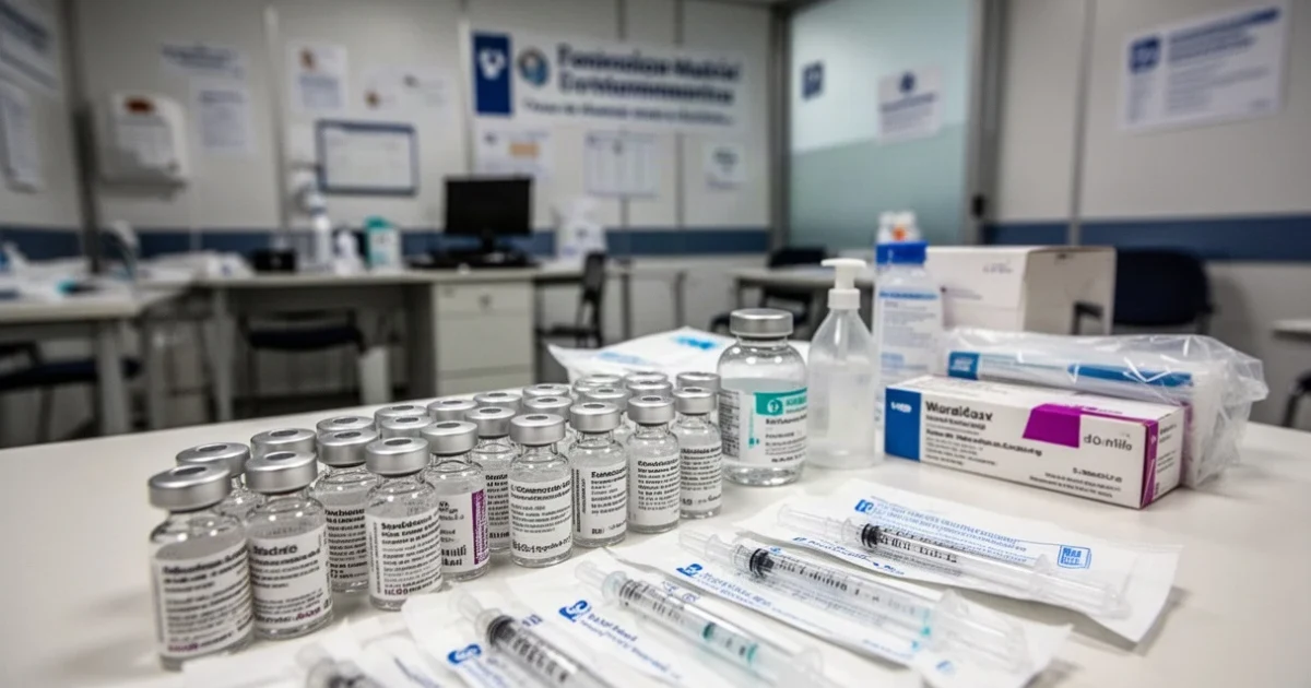 Instalaciones sanitarias en Madrid con viales de vacunas