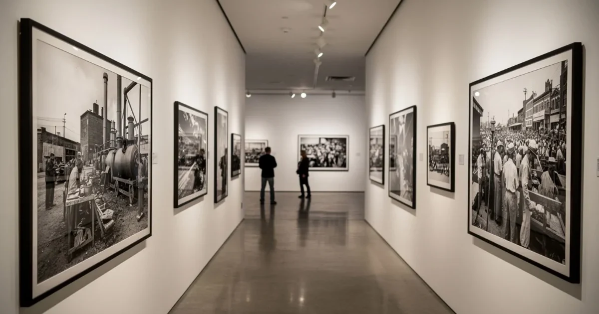 Galería con fotografías icónicas que retratan Estados Unidos en los años 50.