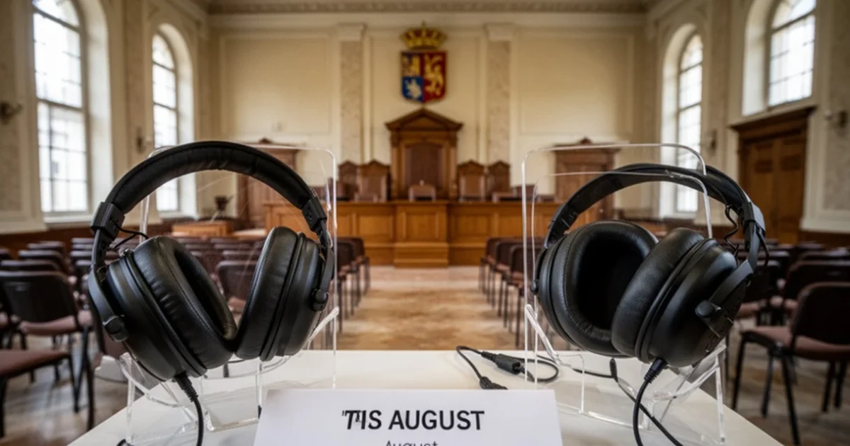 Auriculares antirruido expuestos en el Ayuntamiento de Pinto