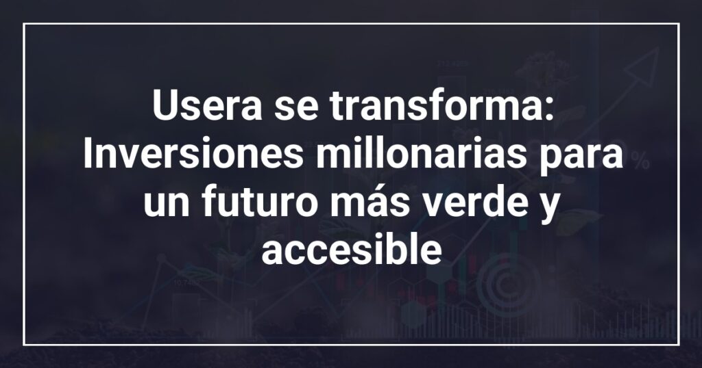 Usera se transforma: Inversiones millonarias para un futuro más verde y accesible