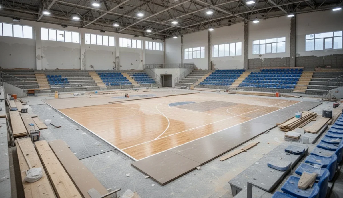 Renovación del polideportivo Los Cantos en Alcorcón